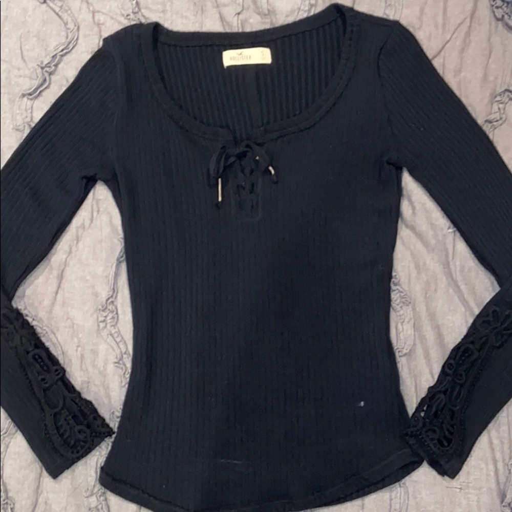 Black Hollister blouse